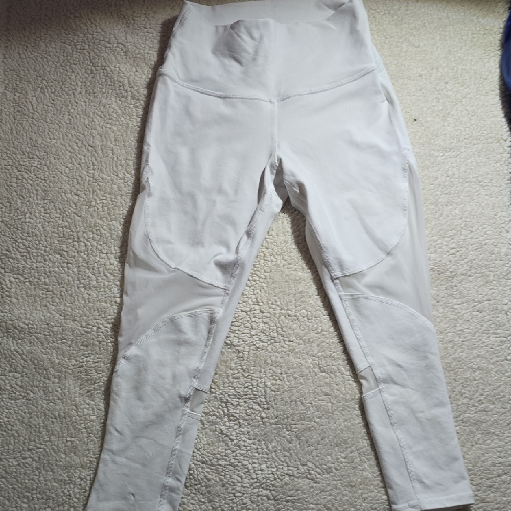 ALO Yoga Pure White High-Waist Leggings